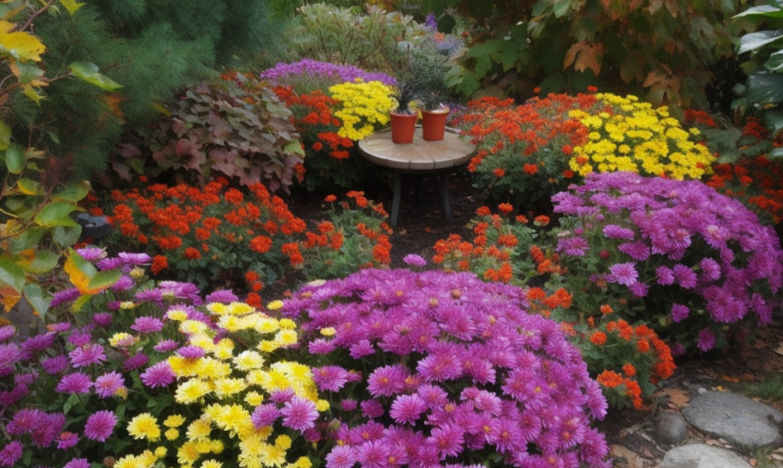 Fall Gardening: Planting Asters, Mums, and Cleaning Up Leaves