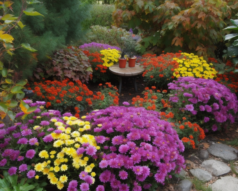 Fall Gardening: Planting Asters, Mums, and Cleaning Up Leaves