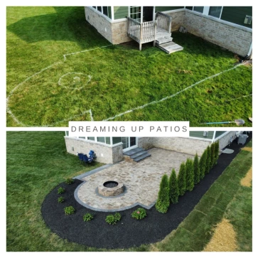Backyard Transformation Fishers, Indiana
